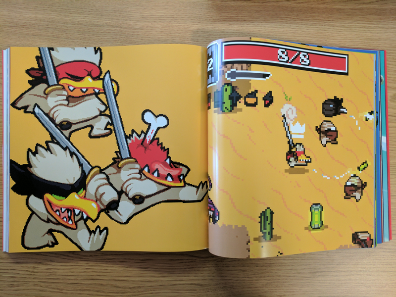 Illustration for article titled Vlambeer's Giant Book Is Fantastic